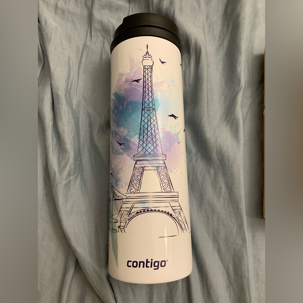 brand new contigo stainless steel travel mug with twist seal 20oz